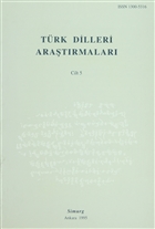 Trk Dilleri Aratrmalar Yll 1995 Cilt: 5 Simurg Yaynlar