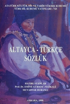 Altayca - Trke Szlk Trk Dil Kurumu Yaynlar