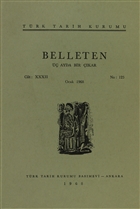 Belleten Say: 125 Cilt: 32 Trk Tarih Kurumu Yaynlar