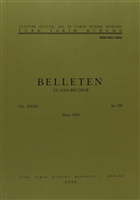 Belleten Say: 128 Cilt: 32 Trk Tarih Kurumu Yaynlar