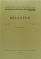 Belleten Say: 13 Cilt: 4 Trk Tarih Kurumu Yaynlar