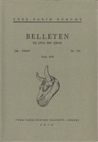 Belleten Say: 133 Cilt: 34 Trk Tarih Kurumu Yaynlar