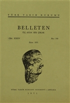Belleten Say: 140 Cilt: 35 Trk Tarih Kurumu Yaynlar