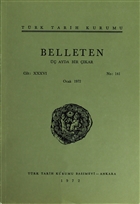 Belleten Say: 141 Cilt: 36 Trk Tarih Kurumu Yaynlar