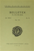 Belleten Say: 144 Cilt: 36 Trk Tarih Kurumu Yaynlar