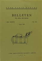 Belleten Say: 145 Cilt: 36 Trk Tarih Kurumu Yaynlar