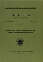 Belleten Say: 148 Cilt: 37 Trk Tarih Kurumu Yaynlar