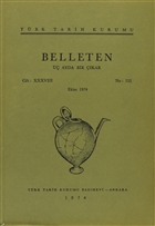 Belleten Say: 152 Cilt: 38 Trk Tarih Kurumu Yaynlar