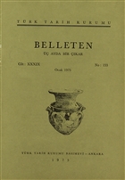 Belleten Say: 153 Cilt: 39 Trk Tarih Kurumu Yaynlar