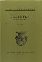 Belleten Say: 156 Cilt: 39 Trk Tarih Kurumu Yaynlar
