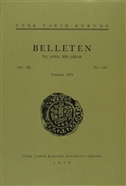 Belleten Say: 159 Cilt: 40 Trk Tarih Kurumu Yaynlar