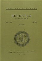 Belleten Say: 162 Cilt: 41 Trk Tarih Kurumu Yaynlar