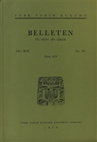 Belleten Say: 165 Cilt: 42 Trk Tarih Kurumu Yaynlar