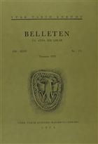 Belleten Say: 171 Cilt: 43 Trk Tarih Kurumu Yaynlar