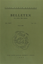 Belleten Say: 173 Cilt: 44 Trk Tarih Kurumu Yaynlar