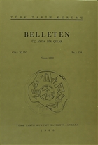 Belleten Say: 174 Cilt: 44 Trk Tarih Kurumu Yaynlar