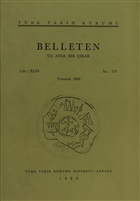 Belleten Say: 175 Cilt: 44 Trk Tarih Kurumu Yaynlar