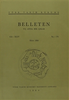 Belleten Say: 176 Cilt: 44 Trk Tarih Kurumu Yaynlar
