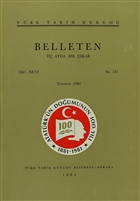 Belleten Say: 183 Cilt: 46 Trk Tarih Kurumu Yaynlar