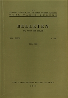 Belleten Say: 188 Cilt : 47 Trk Tarih Kurumu Yaynlar