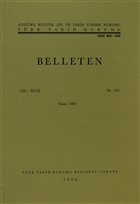 Belleten Say: 193 Cilt: 69 Trk Tarih Kurumu Yaynlar