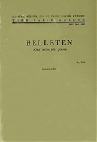 Belleten Say: 194 Cilt: 49 Trk Tarih Kurumu Yaynlar