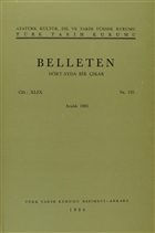 Belleten Say: 195 Cilt: 49 Trk Tarih Kurumu Yaynlar