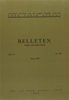 Belleten Say: 199 Cilt: 51 Trk Tarih Kurumu Yaynlar