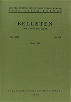 Belleten Say: 206 Cilt: 53 Trk Tarih Kurumu Yaynlar