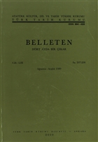 Belleten Say: 207 - 208 Cilt: 53 Trk Tarih Kurumu Yaynlar