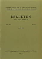 Belleten Say: 217 Cilt: 56 Trk Tarih Kurumu Yaynlar