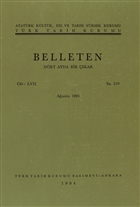 Belleten Say: 219 Cilt: 57 Trk Tarih Kurumu Yaynlar