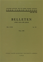 Belleten Say: 221 Cilt: 58 Trk Tarih Kurumu Yaynlar