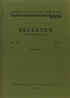 Belleten Say: 231 Cilt: 61 Trk Tarih Kurumu Yaynlar