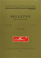 Belleten Say: 234 Cilt: 62 Trk Tarih Kurumu Yaynlar