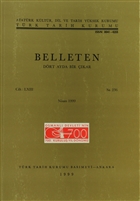 Belleten Say: 236 Cilt: 63 Trk Tarih Kurumu Yaynlar