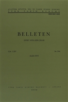 Belleten Say: 244 Cilt: 65 Trk Tarih Kurumu Yaynlar