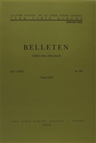 Belleten Say: 248 Cilt: 67 Trk Tarih Kurumu Yaynlar