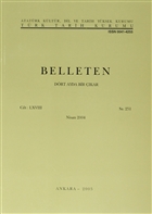Belleten Say: 251 Cilt: 68 Trk Tarih Kurumu Yaynlar