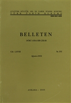 Belleten Say: 252 Cilt: 68 Trk Tarih Kurumu Yaynlar