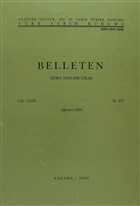 Belleten Say: 255 Cilt: 69 Trk Tarih Kurumu Yaynlar