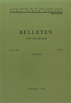 Belleten Say: 256 Cilt: 69 Trk Tarih Kurumu Yaynlar