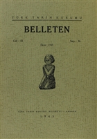 Belleten Say: 36 Cilt: 9 Trk Tarih Kurumu Yaynlar