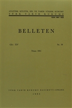 Belleten Say: 58 Cilt: 15 Trk Tarih Kurumu Yaynlar
