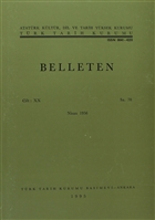 Belleten Say: 78 Cilt: 20 Trk Tarih Kurumu Yaynlar