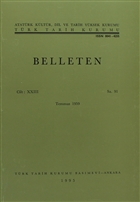 Belleten Say: 91 Cilt: 23 Trk Tarih Kurumu Yaynlar