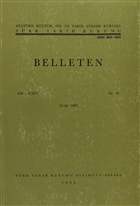 Belleten Say: 93 Cilt: 24 Trk Tarih Kurumu Yaynlar