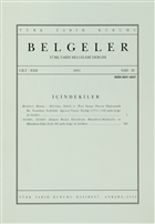 Trk Tarih Belgeleri Dergisi Say: 26 Cilt: 22 Trk Tarih Kurumu Yaynlar