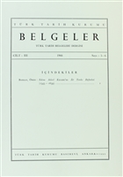 Trk Tarih Belgeleri Dergisi Say: 5 - 6 Cilt: 3 Trk Tarih Kurumu Yaynlar