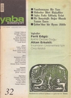 Yaba Edebiyat Dergisi Say: 32 Yaba Yaynlar